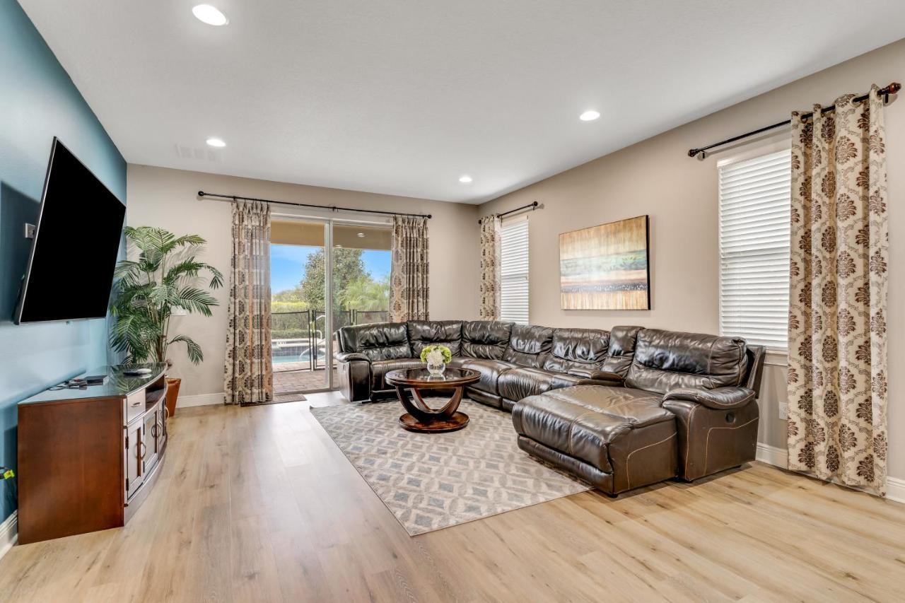 Huge 10 Bdr Family House With Arcades And Free Pool Heat Near Disney Orlando Exterior foto