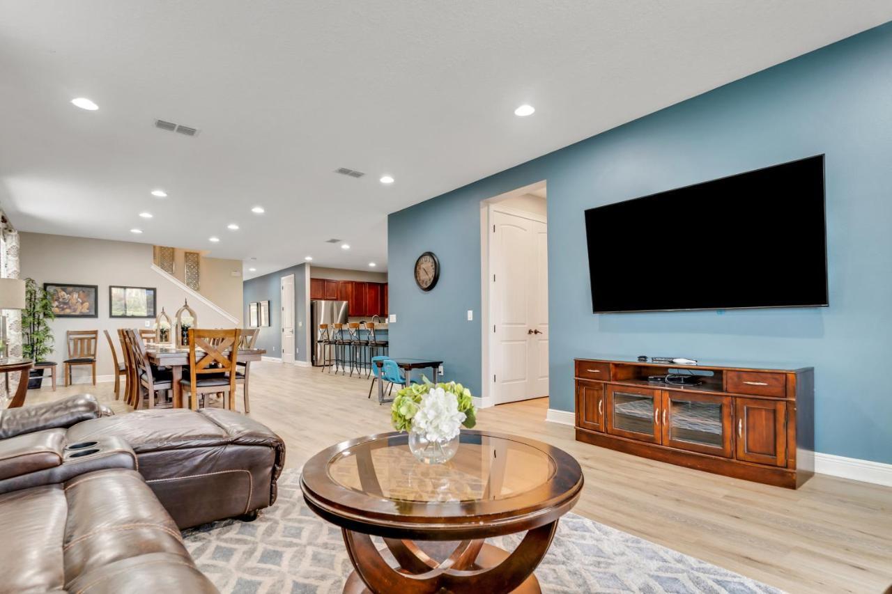 Huge 10 Bdr Family House With Arcades And Free Pool Heat Near Disney Orlando Exterior foto